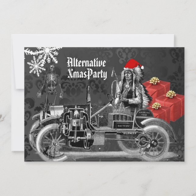 Convites Alternativo    SteampunkChristmas (Frente)