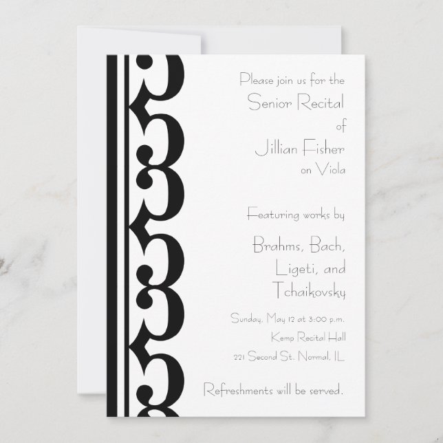 Convites Alto Clef - Considerando (Frente)