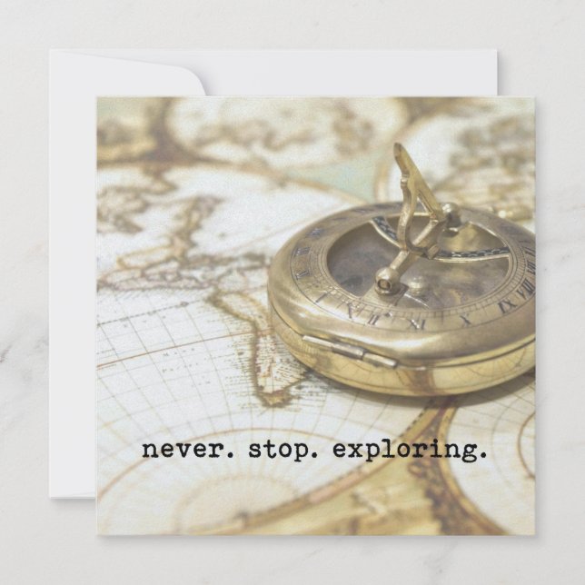 Convites ALWAYS JOURNEY 5.25 x 5.25 card (Frente)