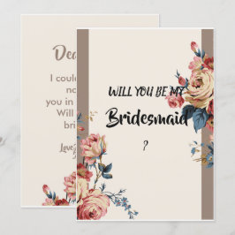 Convites amada Bridesmaid