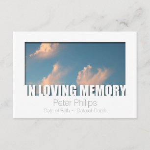 Convites Amando a memória Modelo 5 Celebração da vida