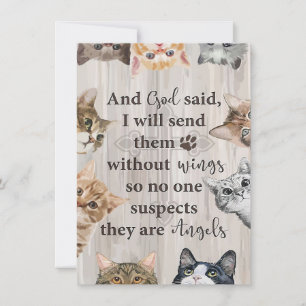 Convites Amante de Gatos Deus Me Envie Gatos