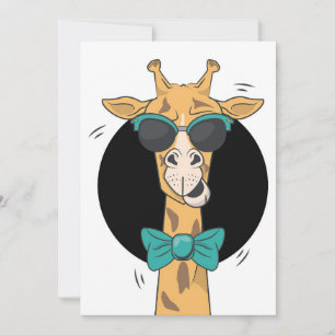 Convites Amante de Girafa Girafa No Meu Coração