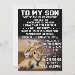 Convites Amante de Leão Para Meu Filho Leão
