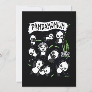 Convites Amante de Panda | Mantenha a Calma e Ame Panda