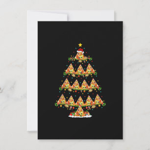 Convites Amante de Pizza Fast Food Luzes Xmas Papai Noel Pi