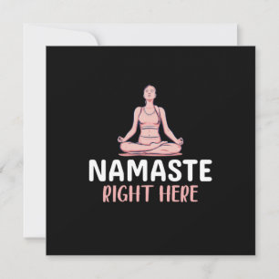 Convites Amante de Yoga   Namaste de Yoga Bem Aqui