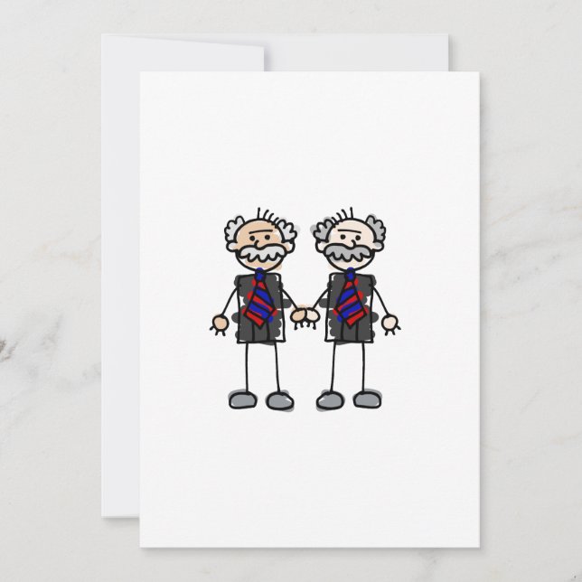 Convites Amantes do Velho Homem (Frente)