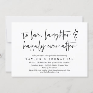 Convites Amar, Rir E Feliz Depois Do Ensaio