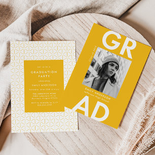 Convites Amarelo  Festa de formatura de Fotos de Formando N
