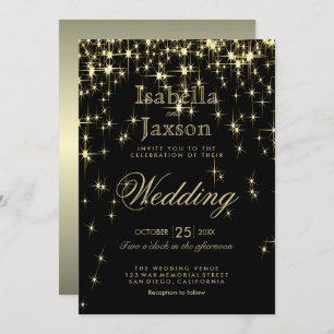 Convites Amarelos clássicos e Dourados