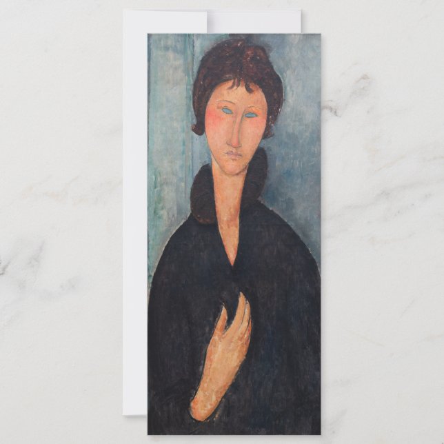 Convites Amedeo Modigliani - Mulher com Olhos Azuis (Frente)