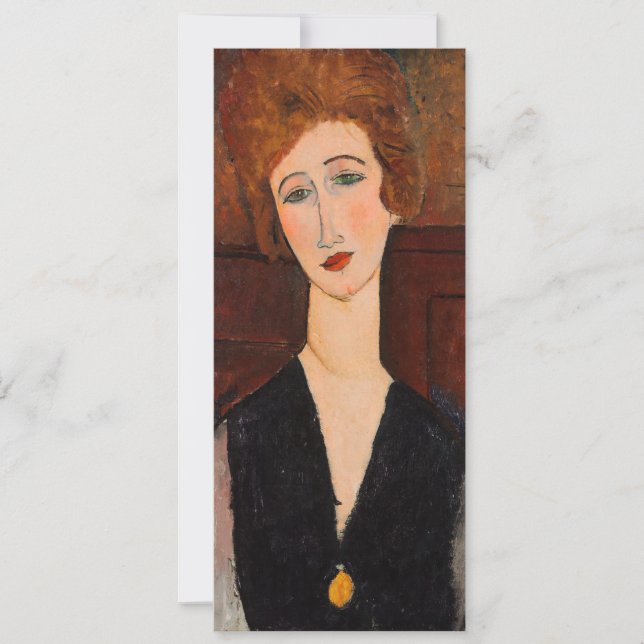 Convites Amedeo Modigliani - Retrato de uma Mulher (Frente)