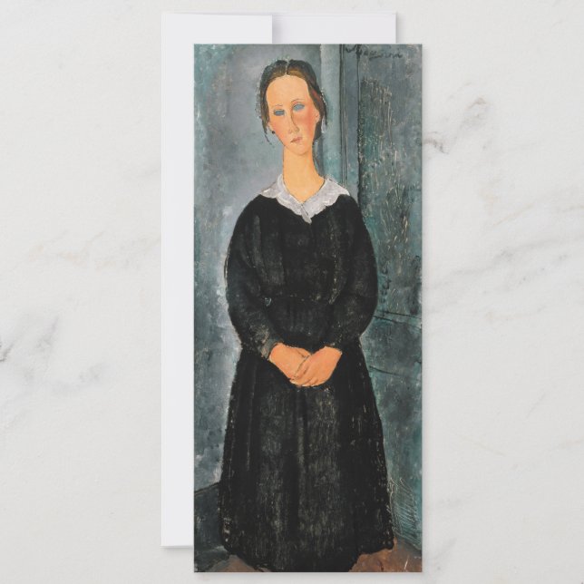 Convites Amedeo Modigliani - Servant Girl (Frente)