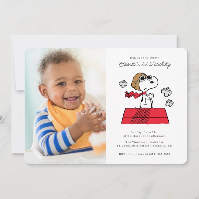 Convites Amendoins | Aniversário do Ace Voador (Frente)