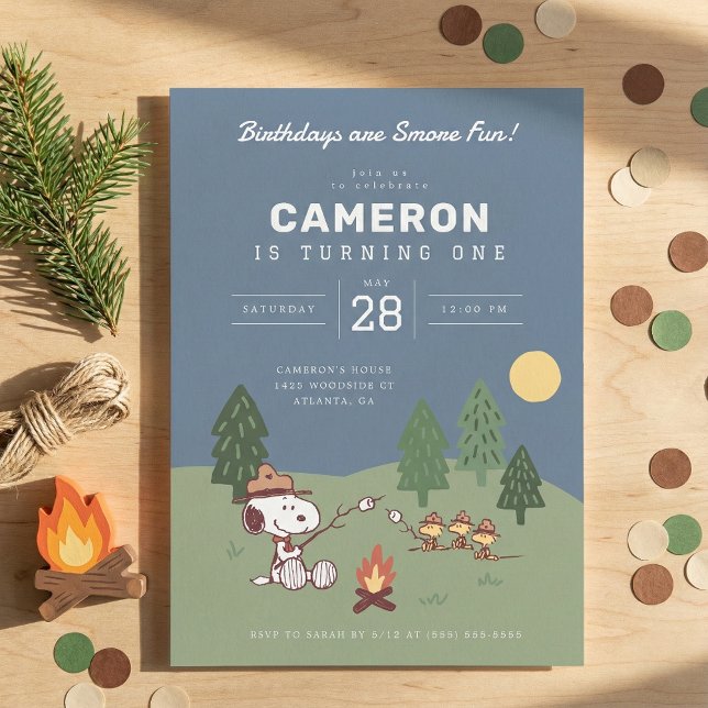 Convites Amendoins - Esnoopia | O aniversário é mais divert (Criador carregado)