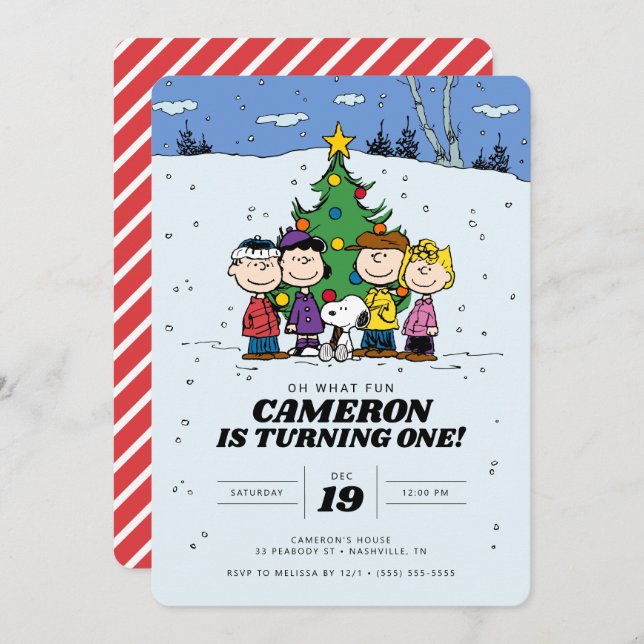 Convites Amendoins | Oh Que Diversão É Ser Um (Frente/Verso)