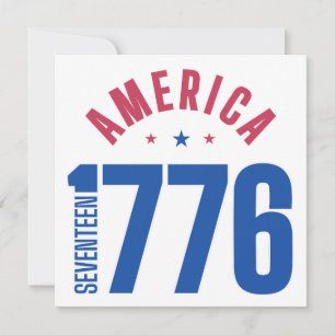 Convites AMÉRICA 1776 ano de liberdade