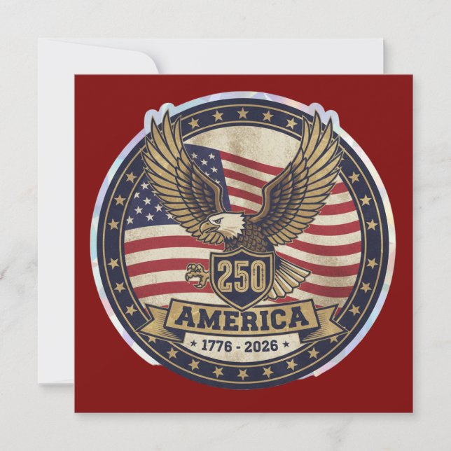 Convites America 250  (Frente)