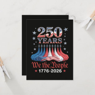 Convites América 250 Anos 4 de Julho
