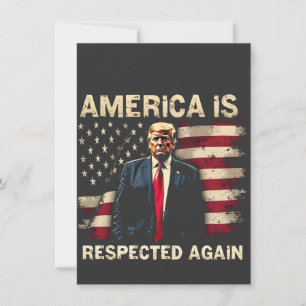 Convites América é respeitada novamente Trump USA 4 de julh