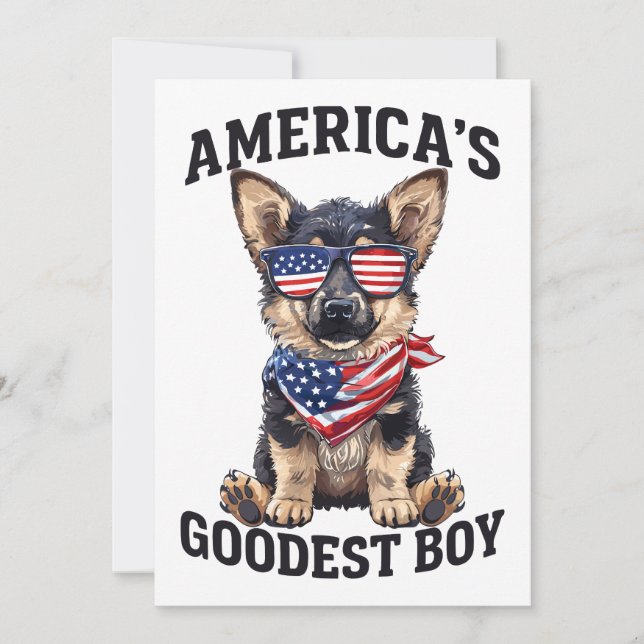 Convites America’s Goodest Shepherd (Frente)