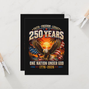 Convites Americano 1776 2026 250º 4 de julho Dia da Indepen