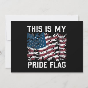 Convites Americano Patriótico Esta É Minha Bandeira do Orgu