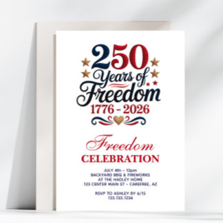 Convites America's 250th Anniversary Party