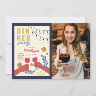 Convites Amigos Aniversário Degustação de Vinho Almoço Fest