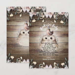 Convites Amigos das Penas Boêmias - Livro do Coruja e do Pá