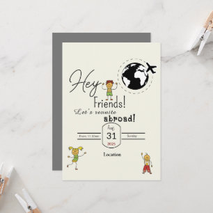 Convites Amigos reunidos