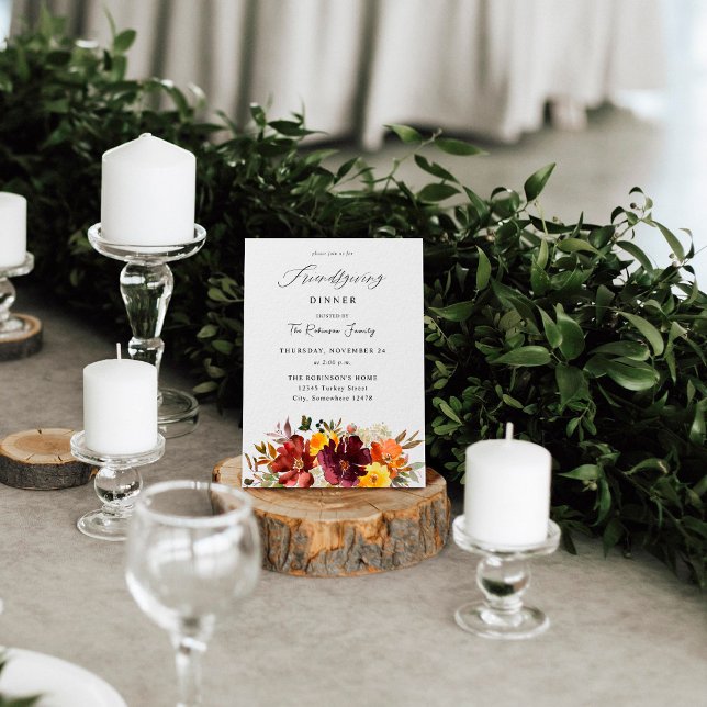 Convites Amizade Floral Dourada Laranja e Amarela (Criador carregado)