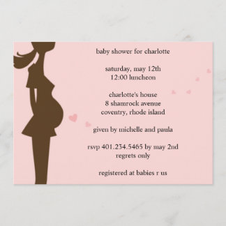 Convites amor à barriga; chá de fraldas