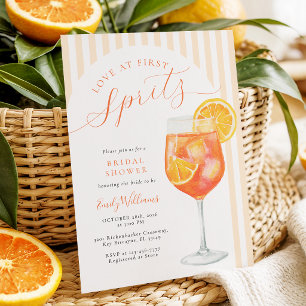 Convites Amor à Primeira Spritz Chá de Noiva