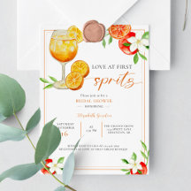 Amor à Primeira Spritz Chá de Noiva Coquetel Cítri