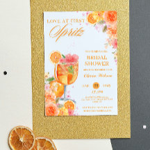 Amor à Primeira Spritz Floral Coquetel Chá de Noiv
