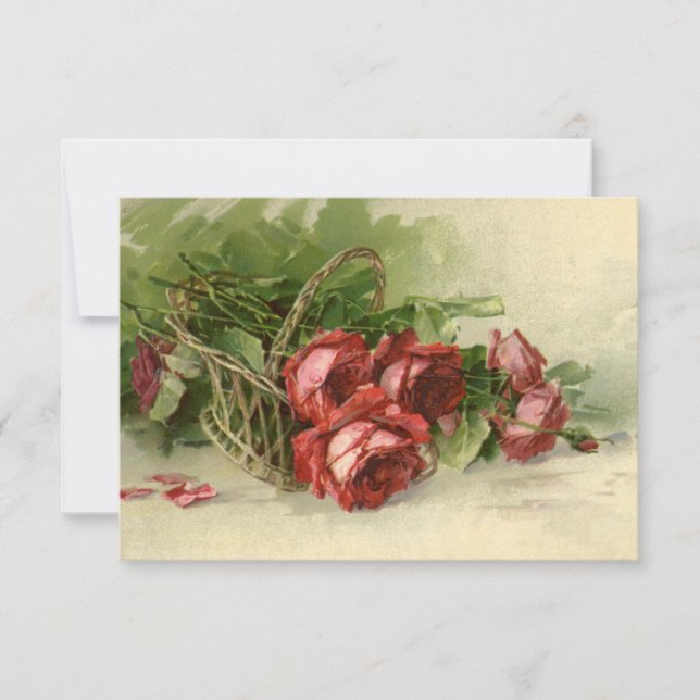 Convites Amor Antigo, Romance, Romântico, Salve a Data (Frente)