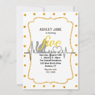 Convites Amor ao cardiograma do gato - Escolha a cor de fun