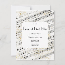 Convites Amor ao Primeiro Bite Valentiine