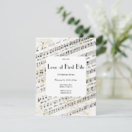 Convites Amor ao Primeiro Bite Valentiine