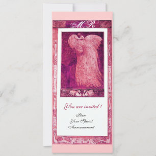 Convites AMOR DE NOIVA PAVÃO MONOGRAMA ,rosa vermelho branc