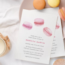 Amor doce | Chá de panela de Macaron rosa