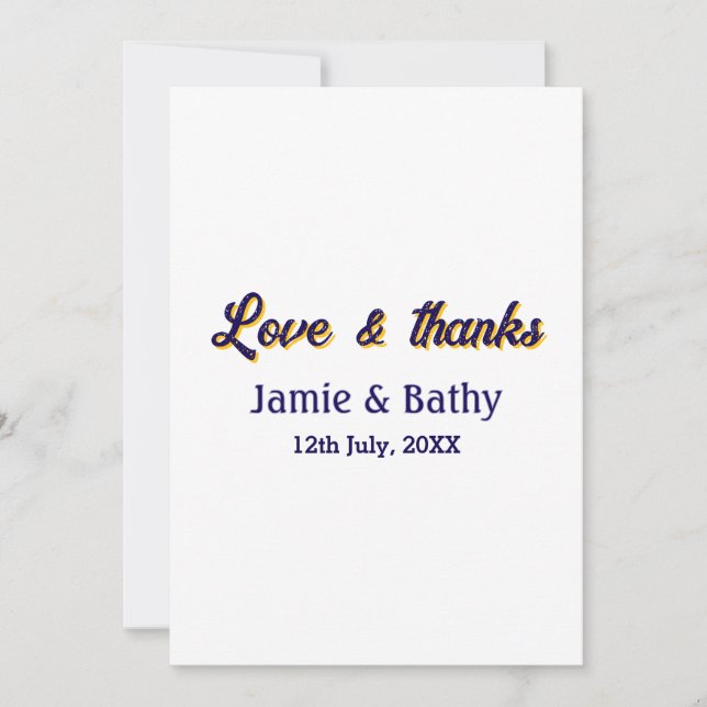 Convites Amor e agradecimento nome da dupla data roxo laran (Frente)
