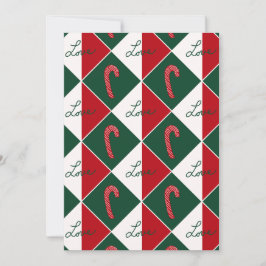 Convites Amor e Bengalas de Natal