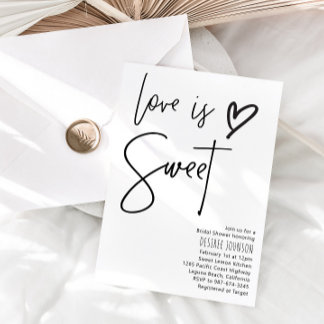 Convites Amor é Chá de panela doce