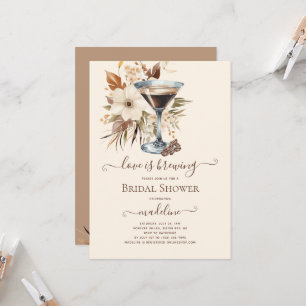 Convites Amor é Criar Chá de panela Espresso Martini