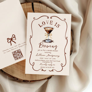 Convites Amor é Criar Chá de panela Espresso Martini