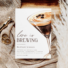 Convites Amor é Criar Chá de panela Espresso Martini
