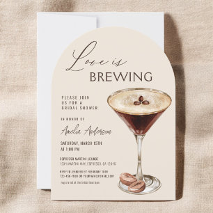 Convites Amor é Criar Chá de panela Espresso Martini